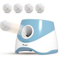 PawHut Automatic Dog Ball Launcher with 5 ETPU Balls 5.8 cm, 3 Distance Settings 6/10/14 m, Blue