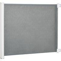 PawHut Pet Protector: Retractable Safety Gate for Dogs, Folding Barrier for Home, Doorway & Stairs, Grey Aosom UK