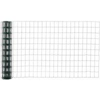 PawHut 1m x 10m Chicken Wire Mesh, Foldable PVC Coated Welded Garden Fence, Roll Poultry Netting, for Rabbit, Green Aosom UK