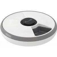 PawHut Automatic Cat Feeder Programmable Timer for Dry Wet Food Cat Food Dispenser with Ice Pack for 6 Meals