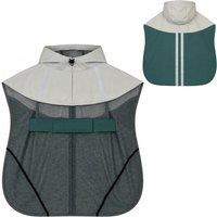 PawHut Dog Raincoat with Hood, Waterproof & Breathable Rain Jacket with Leash Hole, for Extra Large Dogs, Green, XL