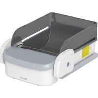 PawHut Self Cleaning Cat Litter Tray, Open-Top Automatic Litter Box with APP Control, Clumping Rake, 10L Waste Bin