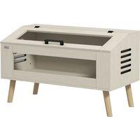 PawHut 140L Vivarium for Snakes, Lizards, Horned Frogs, Chameleons, Hamsters, Gerbils with Tempered Glass Windows Aosom UK