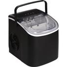 HOMCOM Ice Maker Machine Counter Top, 12Kg in 24 Hrs, 9 Cubes Ready in 6-12Mins, Portable Ice Cube M