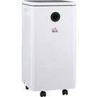 HOMCOM 10L/Day 2500ML Portable Quiet Dehumidifier with WiFi Smart App Control, Electric Moisture Air Dehumidifier for Home Laundry Basement