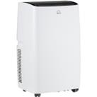 HOMCOM 14,000 BTU Portable Air Conditioner Dehumidifier Cooling Fan for Room up to 40m, with Remote,