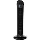 HOMCOM 30 Oscillating Tower Fan with 3 Speed Modes, Ultra Slim Design for Indoor Cooling, Noise Reduction Technology, Black