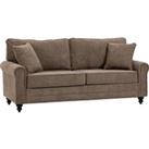 HOMCOM 2 Seater Sofas for Living Room, Fabric Sofa with Nailhead Trim, Loveseat with Cushions and Th