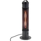 Outsunny Table Top Patio Heater, 1.2kW Infrared Outdoor Electric Heater with IP54 Rated Weather Resi