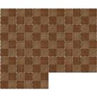 Outsunny 27 Pcs Wooden Interlocking Decking Tiles, 30 x 30 cm Anti-slip Outdoor Flooring Tiles, 0.81