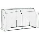 Outsunny Mini Greenhouse Portable Garden Growhouse for Plants with Zipper Design for Outdoor, Indoor