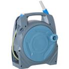 Outsunny Compact Hose Reel, Retractable Dual 10m Hose System, Manual Rewind, Lightweight Design for 
