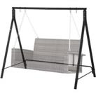 Outsunny Metal Porch Swing Stand, Heavy Duty Swing Frame, Hanging Chair Stand Only, 240kg Weight Cap