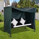 Outsunny 600D Oxford Polyester Waterproof Swing Chair Cover Green