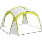 Outsunny Large Camping Gazebo 3.5x3.5M, Outdoor Dome Event Shelter, Garden Sun Shade, Patio Arc Pavi