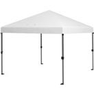 Outsunny 3 x 3(m) Pop Up Gazebo, 1 Person Easy up Marquee Party Tent with 1-Button Push, Adjustable 