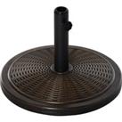 Outsunny Cantilever Parasol Base: Sturdy Cement Stand for Offset Patio Umbrellas, Fits 35mm/38mm/48m