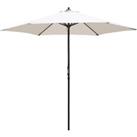 Outsunny 2.8m Garden Parasol Umbrella, Round Outdoor Market Table Umbrella, Parasol Patio Umbrella, 
