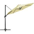 Outsunny 3 meter Patio Offset Roma Parasol Garden Umbrella Cantilever Hanging Sun Shade Canopy Shelt