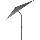 Outsunny 3 x 2m Garden Parasol Patio Sun Umbrella Canopy Rectangular Sun Shade Aluminium Crank Tilt 