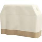 Outsunny Protective Grill Cover, 66W x 152L cm, PU Coated for Waterproof Protection, Beige