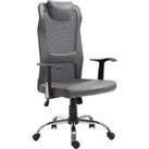 Vinsetto High Back Mesh Office Chair, Ergonomic Design with Headrest, Height Adjustable, Swivel, Gre