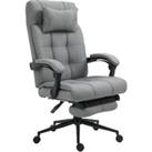 Vinsetto Ergonomic Office Chair with Footrest, Armrests, Lumbar Support, Headrest, Adjustable Height