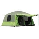 Outsunny Two Room Dome Tent w/ Porch for 4-8 Man, Camping Backpacking Shelter w/ Mesh Windows, Zippe