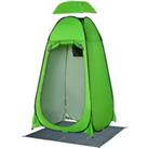 Outsunny Camping Shower Tent Pop Up Toilet Privacy for Outdoor Changing Dressing Bathing Storage Roo