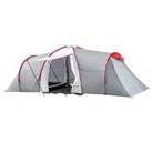 Outsunny 4-6 Man Tunnel Tent with 2 Bedroom, Living Area and Vestibule, Large Camping Tent, 2000mm W