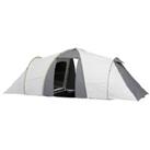 Outsunny 4-6 Person Tunnel Tent, Two Bedrooms, 2000mm Waterproof, UV50+ Protection, Ideal for Outdoo