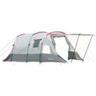 Outsunny 6-8 Person Tunnel Tent, Camping Tent with Bedroom, Living Room, Sewn-in Floor, 3 Doors and 