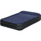 Outsunny Queen Inflatable Air Mattress with Built-in Electric Pump, Integrated Pillow for Comfortabl