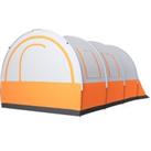 Outsunny 3000mm Waterproof Camping Tent, 5-6 Man Family Tent with Living and Bedroom, Carry Bag Incl