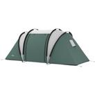 Outsunny Camping Tent with 2 Bedrooms and Living Area, 3000mm Waterproof Family Tent, for Fishing Hi