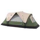 Outsunny Camping Tent for 6-8 Man with 2000mm Waterproof Rainfly and Carry Bag for Fishing Hiking Fe