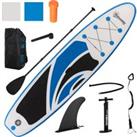 Outsunny 10'6" x 30" x 6" Inflatable Paddle Stand Up Board, Adjustable Aluminium Padd