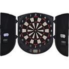 HOMCOM Electronic Dartboard Set 26 Games and 185 Variations with 6 Darts and Cabinet to Stroage Mult