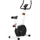 SPORTNOW Quiet Exercise Bike Stationary Bike with 8-Level Magnetic Resistance, Heart-Rate Sensor and