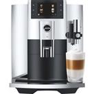 Jura E8 15581 Bean to Cup Coffee Machine - Chrome, Chrome