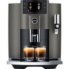 Jura E8 15583 Wifi Connected Bean to Cup Coffee Machine - Dark Inox, Stainless Steel