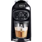 Lavazza A Modo Mio Desa 18000389 Pod Coffee Machine with Milk Frother - Black, Black