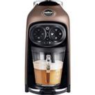Lavazza A Modo Mio Desa 18000391 Pod Coffee Machine with Milk Frother - Walnut, Brown