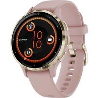 Garmin Venu 3S, GPS - 41mm - Soft Gold / Dust Rose, Pink