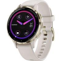 Garmin Venu 3S, GPS - 41mm - Soft Gold / Ivory, White