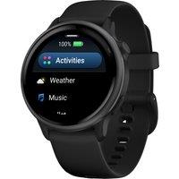 Garmin vvoactive 6, GPS - 42mm - Slate / Black, Black