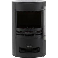 BeModern Tunstall 02757X Log Effect Electric Stove - Black, Black