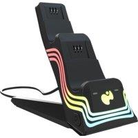 PDP Afterglow Wave Xbox Series X|S Dual Charger Charging Dock For Xbox Series S,Xbox Series X - Black, Black