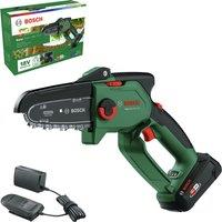 Bosch EasyChain 18V-15-7 (1x2.5Ah) Cordless Chainsaw, Green