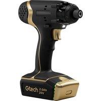 Gtech Cordless Impact Driver Drill - Black / Gold, Black